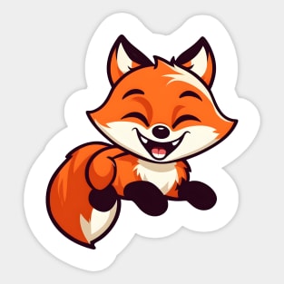 antidepressant fox Sticker